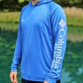 Blue Hoodie Partial Side View